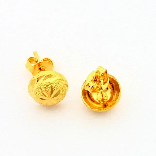 Pendientes de Plata 925 Bañados en Oro 24K con Zircón