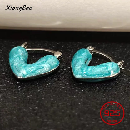 Pendientes de Aro con Zircón Cuadrado Dorado - Plata 925