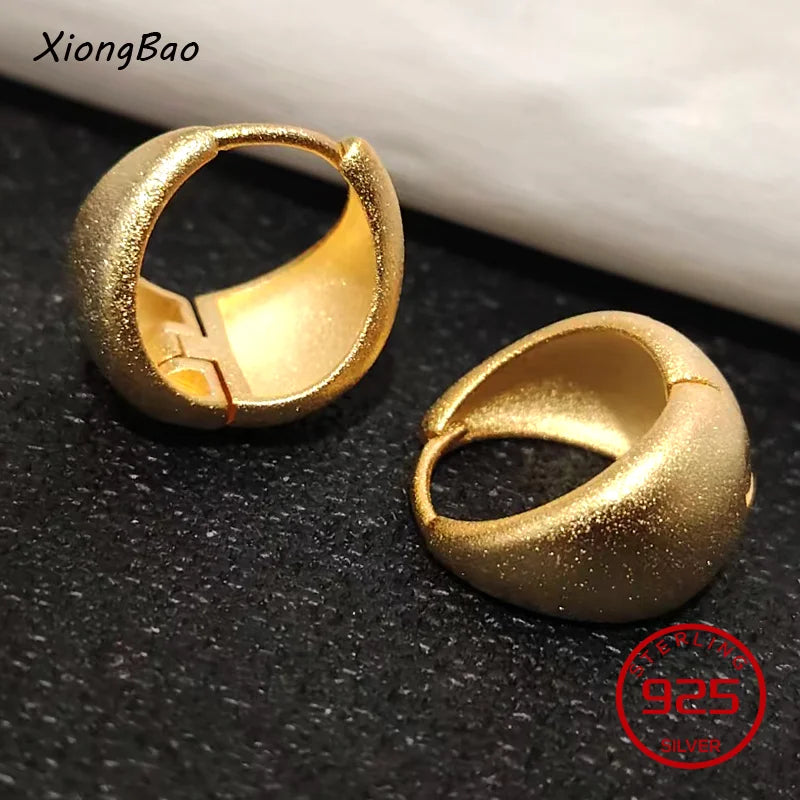 Pendientes de Aro con Zircón Cuadrado Dorado - Plata 925