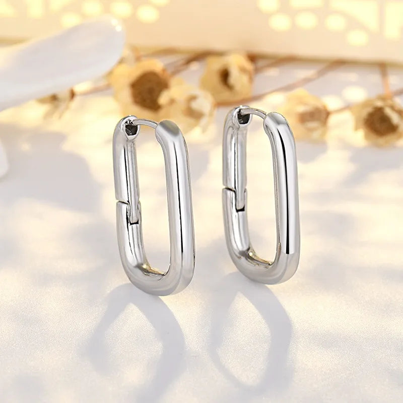 Pendientes Aro Gold Filled con Zircón - Unisex