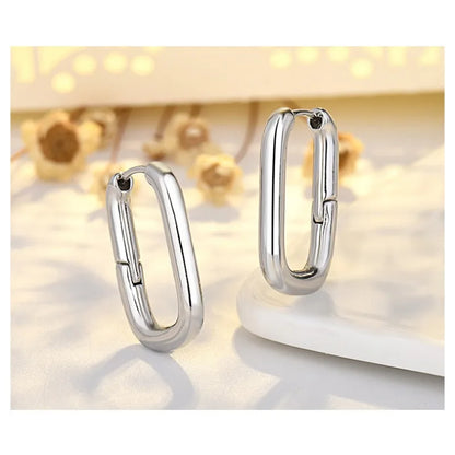 Pendientes Aro Gold Filled con Zircón - Unisex