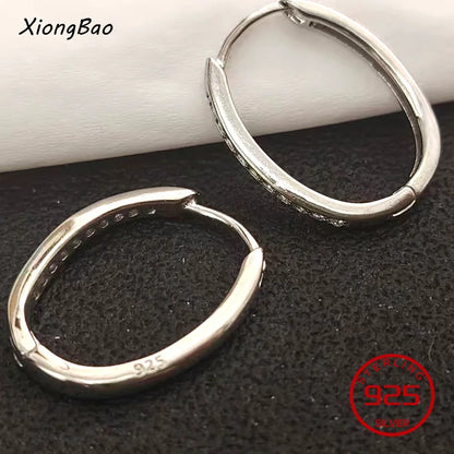 Pendientes de Aro con Zircón Cuadrado Dorado - Plata 925